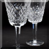 G06. Waterford Crystal wine glasses. 